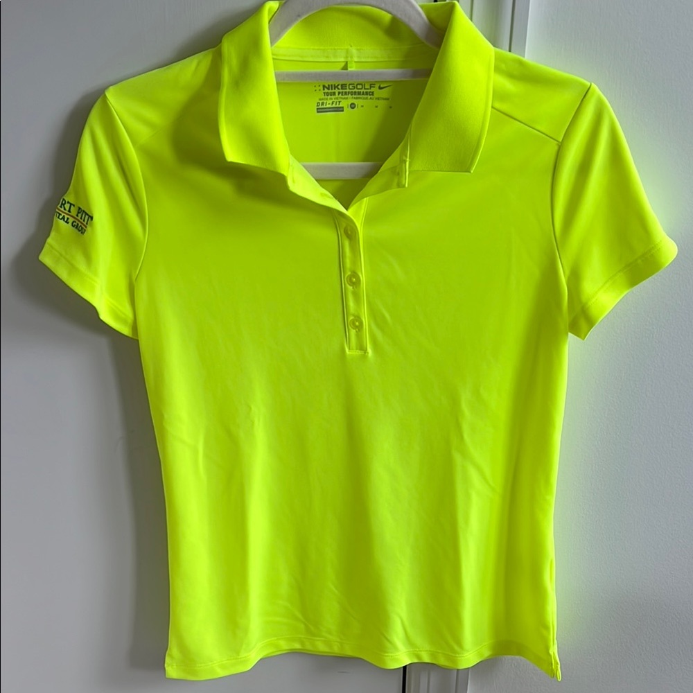 NikeGolf Dri-Fit Neon Short Sleeve Polo Shirt